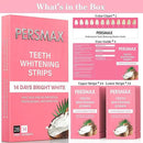 Teeth Whitening Strips for Sensitive Teeth Enamel Safe Smile Whitening Kit, 28 Strips 14 Treatments, No-Slip Remove Coffee Wine Smoking Stains Professional by CozyNest Decor