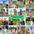 Boomerang for Kids - It Really Does Fly Back - Fun & Easy to Use Toy Gifts for Boys & Girls - Soft Foam Design Allows for Safe Play Perfect Beginner Toy Gift Idea & Kids Boy Birthday Party Activity by TinyTreasures Baby Boutique