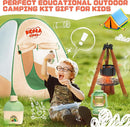 Kids Camping Set, SMILESSKIDDO 41 PCS Pretend Camping Set for Kids 3-5 with Pop Up Tent - Indoor and Outdoor Play Camping Toys for Toddlers by TinyTreasures Baby Boutique