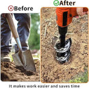 4 x 16 Inch Auger Drill Bit for Planting–Garden Spiral Hole Drill Planter for Bulbs, Bedding Plants & Umbrella Holes|3/8" Hex Drive|The Ultimate Bulb Planter Tool for Cordless Drill by GreenHaven Gardens