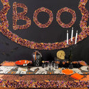 50FT Halloween Decorations Tinsel Garland, Orange Purple Black Shiny Metallic Tinsel Twist Hanging Streamers Garland for Halloween Birthday Home Tree Banister Indoor Outdoor Party Decor Supplies by CozyNest Decor