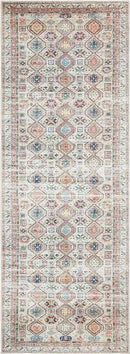 Keen Home Design 2x7 Rug - Machine Washable Runner Rug with Non-Slip Backing, Ideal for Hallway, Entryway, Kitchen, Laundry Room - Vintage, Easy Clean, Durable, Low Pile Rug - (2'6" x 7') by CozyNest Decor