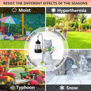 Solar Cat Garden Statues Outdoor Décor with Lantern- Cat Figurines Solar LED Light Lawn Ornaments - Yard Decorations for Patio, Balcony, Backyard -Unique House Warming Gifts for Mom by CozyNest Decor