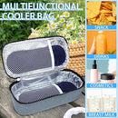 Breastmilk Cooler Bag with Ice Pack, Portable Insulated Breast Milk Storage Cooler Bag, Small Stylish Breastmilk Storage Bag Cooler with Wrist Strap (Grey) by TinyTreasures Baby Boutique