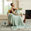 Joiedomi Throw Blanket for Couch Bed, Sage Green Knitted Blankets Gifts for Women Mom Girls, Cozy Cute Soft Throw Home Room Decor Aesthetic for Women Mothers Birthday Gifts 50x60 Inches by CozyNest Decor