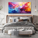 GUGIKA Abstract Wall Art for Living Room, Colorful Canvas Wall-Art for Bedroom, Print, 29x59 Inches by CozyNest Decor