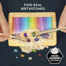 National Geographic Birthstone Dig Kit - Science Kit with 12 Genuine Birthstones, Includes a Real Diamond, Ruby, Sapphire, Pearl, & More, Gemstones and Crystals, Rock Collection (Amazon Exclusive) by TinyTreasures Baby Boutique