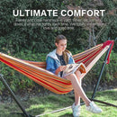 PNAEUT Hammocks and Stand Double (Red) by GreenHaven Gardens