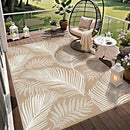 Pauwer Waterproof Outdoor Rug 5x8, Reversible Plastic Straw Patio Camping Rug, Indoor Outdoor RV Mat Carpet for Deck, Camper, Porch, Balcony, Backyard, Picnic, Leaf Brown by GreenHaven Gardens