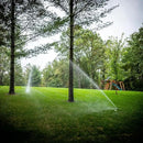 Hourleey 1/2 Inch Zinc Impact Sprinkler, 2 Pack Heavy Duty Lawn Sprinkler Head with Nozzles, Adjustable 0-360 Degree Impulse Watering Sprinklers for Large Coverage Garden Grass Yard Irrigation by GreenHaven Gardens