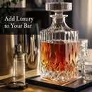 Luxury Gift For Men – Whiskey Decanter Set For Beloved Husband Or Dad Birthday Gift – 4 Whiskey Glasses And Decanter Set Is a Great Gift Idea for Whisky, Bourbon, or Scotch lovers by CozyNest Decor