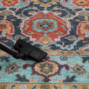 Keen Home Design 2x7 Rug - Machine Washable Runner Rug with Non-Slip Backing, Ideal for Hallway, Entryway, Kitchen, Laundry Room - Vintage, Easy Clean, Durable, Low Pile Rug - (2'6" x 7') by CozyNest Decor