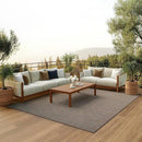 Nourison Home Positano 7' x 10' Natural Fabric Modern Area Rug (7' x 10') by CozyNest Decor