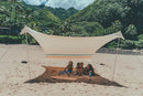 Neso Tents Beach Tent with Sand Anchor, Portable Canopy Sunshade - 7' x 7' - Patented Reinforced Corners (Rainbow) by TinyTreasures Baby Boutique