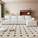 mestyl Modular Sectional Sofa Convertible L Shaped Sofa Couch Set with Storage for Living Room, Modern 4 Seater Modular Sectional Couch with Movable Ottoman (Beige) by CozyNest Decor