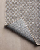 Loloi Amber Lewis Topanga Collection TOP-02 Natural/Silver 7'-10" x 10' Indoor/Outdoor Area Rug by CozyNest Decor