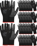 Nuogo 24 Pairs Gardening Gloves for Men Women Rubber Coated Landscaping Work Gloves Safety Work Construction by GreenHaven Gardens