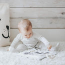 Wee Gallery Woodland Activity Pad Organic Baby Play Mat with Sensory Toys, High Contrast Newborn Essentials Soft Tummy Time Mat for Babies 0-12 Months, Visual and Motor Skill Development Toy by TinyTreasures Baby Boutique