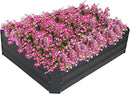 Sunnydaze Galvanized Raised Garden Bed - Metal Raised Bed for Gardening - Outdoor Planter Box for Flowers, Plants, and Vegetables - Gray - 48" W x 36" D x 12" H Rectangle by GreenHaven Gardens