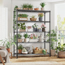 REIBII 1984LBS Storage Shelves with Wheels 75.2"H Wire Shelving Unit, Metal Shelving with Wheels & Feet, 5 Tier Adjustable Metal Dorm Storage Shelves for Pantry Kitchen Garage, 75.2"H x 35.5"W x 16"D by TinyTreasures Baby Boutique