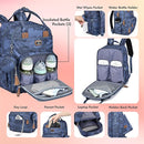 Dikaslon Diaper Bag Backpack with Changing Pad, Pacifier Case and Stroller Straps, Large Unisex Baby Bags for Boys Girls, Camo by TinyTreasures Baby Boutique
