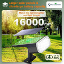 DINGLILIGHTING Solar Lights Outdoor Waterproof: IP65 Led Spot Light Decorations for Garden - 3 Lighting Modes Solar Powered for Yard - Dust to Dawn Uplighting Landscape Pathway Drive Patios 6PC White by GreenHaven Gardens