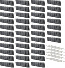 Beuta Landscape Edging | Garden Edging Border | Faux Stone Block XL for Lawn Edging, Flower Beds & Yard Edging – 40 Pack | Each Section Has 6 Blocks 48" L x 4" W x 9.5" H | 120 Spikes | Charcoal by GreenHaven Gardens