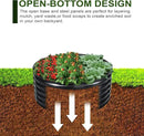 EDOSTORY 17" Tall, 42" Round Metal Raised Bed Garden Bed Kit, Galvanized Planter Raised Garden Boxes Outdoor, Large Metal Raised Garden Beds for Vegetables, Flowers, Herbs by GreenHaven Gardens