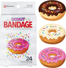 BioSwiss Bandages, Donut Shaped Self Adhesive Bandage, Latex Free Sterile Wound Care, Fun First Aid Kit Supplies for Kids, 24 Count by TinyTreasures Baby Boutique