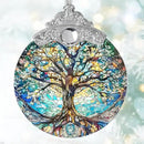 Tree of Life Stained Glass Suncatcher - Holidays & Christmas Tree Ornament, Decor & Gifts by GreenHaven Gardens