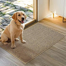 JSEI Dirt Trapper Door Mat 20"x32" Non-Slip Washable Entrance Mat, Dog Doormats, Absorbent & Fade-Resistant Floor Mats, Low Profile Welcome Mats for Entryway, Front Door, and Inside Entrance, Beige by CozyNest Decor