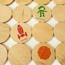 bee smart Wooden Memory Game - Matching Memory Game for Kids 3 and Up, 16Pcs | Educational Toy for Preschool Toddlers Board Games (Space) by TinyTreasures Baby Boutique