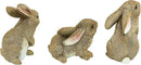 Design Toscano QM92008 The Bunny Den Rabbits Indoor/Outdoor Garden Animal Statues, 3 Inches Wide, 4 Inches Deep, 5 Inches High, Full Color Finish by GreenHaven Gardens