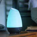 HealthSmart 500ML Essential Oil Diffuser for Large Rooms, Cool Mist Humidifier and Aromatherapy Diffuser, Adjustable Timer, Mist Mode and 7 LED Light Colors, White (Pack of 1) by TinyTreasures Baby Boutique