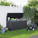 DRATO 100 Gallon Large Deck Box, Outdoor Storage Box for Patio Furniture, Patio Cushions, Gardening Tools, Pool Supplies,660lbs Weight Capacity,Waterproof Resin Storage Boxes by CozyNest Decor