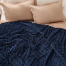 Bedsure GentleSoft Blankets Queen Size for Bed - Super Soft Cozy Blanket for Women Men Girls, Large Fuzzy Fleece Throw for Bedroom Decor, Navy Blue, 90x90 Inches by CozyNest Decor