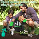 WNJ Garden Tool Set, 14PCS Complete Set of Heavy-Duty Stainless Steel Gardening Hand Tools with Stylish and Durable Tool Bag and Non-Slip Rubber Grips, Ideal Gardening Kit Gift for Women and Men by GreenHaven Gardens