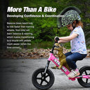Strider 12” Sport Bike - No Pedal Balance Bicycle for Kids 1 to 4 Years - Includes Safety Pad, Padded Seat, Mini Grips & Flat-Free Tires - Tool-Free Assembly & Adjustments by TinyTreasures Baby Boutique