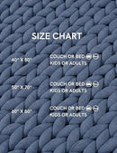 YnM Chunky Throw Blanket, Medium-Weight, Hand Knitted, Skin Friendly, Ventilated and Breathable, Machine Washable, Home Décor Piece for Couch, Sofa and Bed (Cerulean Blue, 50x70 Inch) by CozyNest Decor
