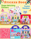 Benresive Reusable Sticker Book for Toddlers 2-4 Years, Fun Travel Stickers for Kids, Waterproof Sticker Books for Toddlers 1-3, Crafts Activities for Todddlers 1-3 2-4 3-5 - Dress Up by TinyTreasures Baby Boutique