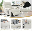 Power Lift Chair Recliners for Elderly, Overstuffed Electric Lift Recliner Chair with Widened Footrest Side Packets for Living Room Bedroom by CozyNest Decor