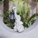 Statue Decoration, Figurine, Lawn Statue, Sculpture Ornament, Animal Figurine - Elephant Resin Statue with Lantern (Trunk) by GreenHaven Gardens
