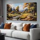 Natural Landscape Pictures for Living Room Wall Decoration,Large Farmhouse Wall Decor Office Canvas Wall Art 29 x 59 Inch by CozyNest Decor