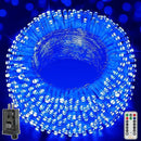 Ollny Christmas Lights Outdoor 800LED 262FT, Blue Plug in Fairy Lights with Remote, 8 Modes Waterproof Timers Dimmable LED String Lights for Indoor House Outside Bedroom Patio Balcony by GreenHaven Gardens