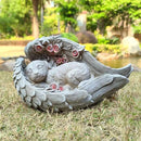 Solar Dog Garden Statues Outdoor Décor- Dog Figurines Solar LED Light Lawn Ornaments - Yard Decorations for Patio, Balcony, Backyard -Unique Birthday House Warming Gifts for Mom by CozyNest Decor