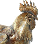 Deco 79 Metal Rooster Patina Garden Sculpture, 9" x 17" x 17", Bronze by GreenHaven Gardens