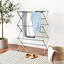 Amazon Basics Foldable Portable Laundry Drying Rack for Indoor Air Drying Clothing, 14.5 x 29.5 x 41.8 inches (LxWxH), Chrome Silver by CozyNest Decor