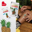 BioSwiss Bandages, Pineapple Shaped Self Adhesive Bandage, Latex Free Sterile Wound Care, Fun First Aid Kit Supplies for Kids, 24 Count by TinyTreasures Baby Boutique