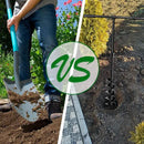 LONGRUN Manual Garden Hole Digging Drill Bit, Hand Drill Auger Post Hole Digger for Planting, Spiral Drill Planter for Bulb, Flower, Tree, Seedlings, Bedding Plants, Umbrella, Fence Holes-6"x 38" by GreenHaven Gardens