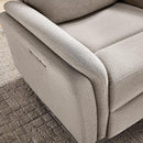 Power Recliner Chair Swivel Glider, Electric Rocking Recliner Chairs with USB and Type-C Ports, Nursery Chair Recliner for Living Room, Bedroom, Apartment（Camel） by TinyTreasures Baby Boutique